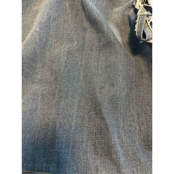 Rejina Pyo size large Daphne faux fur trimmed denim jacket - EUC - Picture 9 of 12